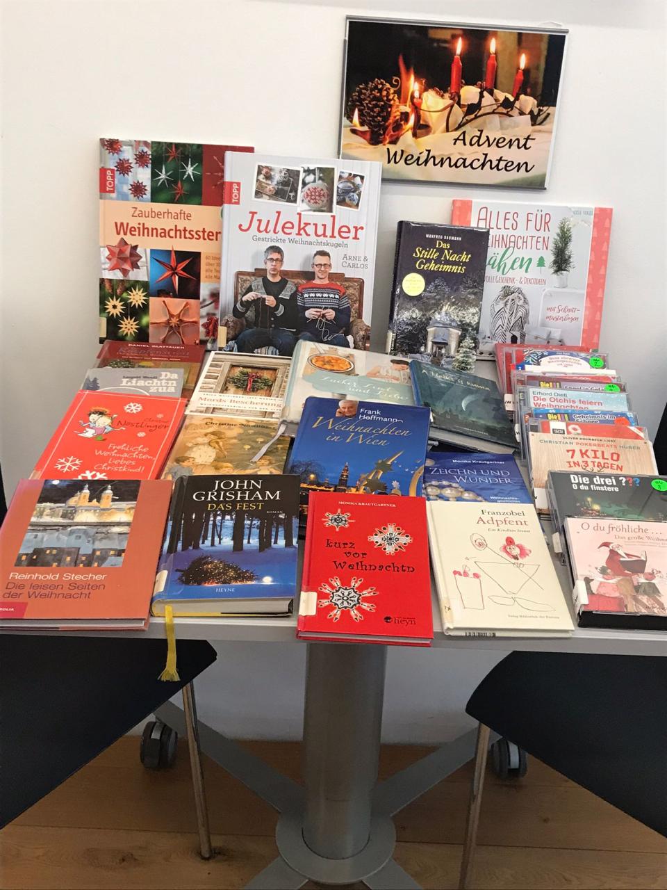 Büchertisch Weihnachten Erwachsene