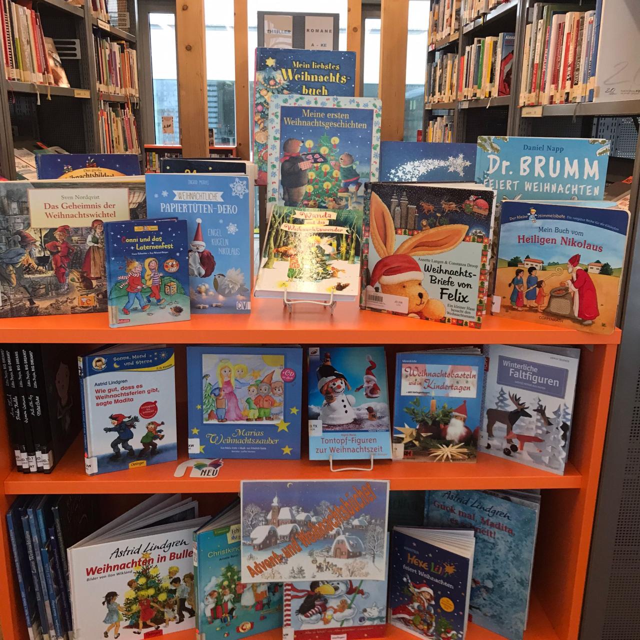 Büchertisch Weihnachten Kinder