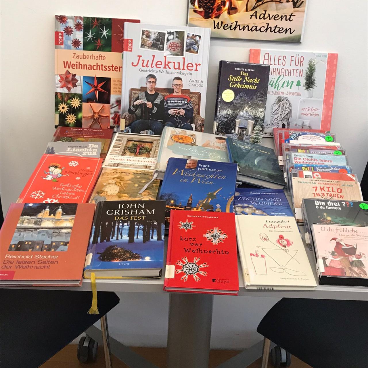 Büchertisch Weihnachten Erwachsene